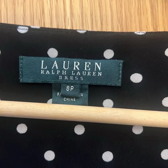 Polka dot black and white Lauren Ralph Lauren Dress - Picture 4 of 6